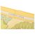 Foulard in seta mousseline Hermès Fleurs De Lotus Giallo 90 - vista 5