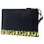 Clutch Prada Saffiano nera con stampa banana Nero - vista 2