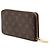 Cartera larga Zippy Monogram Louis Vuitton marrón Castaño - vista 2