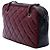 Borsa Camera Ballerine Chanel Large Bicolor Red in vitello matelassé CC Diamond Rosso - vista 2