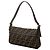 Borsa a spalla Baguette Fendi Zucca Canvas Marrone - vista 2