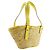 Borsa Tote Anagram Small in Raphia Beige LOEWE - vista 3