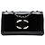 Borsa a tracolla Chanel CC Patent Lipstick Ligne Flap Nera Nero