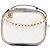 Borsa Vanity Satchel Chanel Small CC Matelassé in Vitello Stropicciato Bianca Bianco