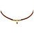 Collana Choker Kite in pelle marrone Hermès - vista 2