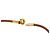 Collana Choker Kite in pelle marrone Hermès - vista 4