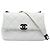 Borsa a tracolla Chanel Medium Quilted Caviar My Everything Flap bianca Bianco