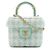 Borsa Chanel Mini Tweed Crush con manico e tracolla, Verde