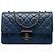 Borsa a tracolla Chanel Large Quilted Sheepskin Beauty Lock blu