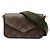 Borsa a tracolla Louis Vuitton Monogram Felicie Strap And Go Marrone