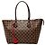 Borsa Tote Louis Vuitton Damier Ebene Caissa MM Marrone