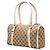 Borsa Boston Gucci GG Canvas Abbey D Ring Beige - vista 2