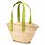 Borsa Cesto Anagram Small in Raphia Beige LOEWE - vista 2