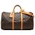 Borsa da viaggio Louis Vuitton Monogram Keepall Bandouliere 50 Marrone