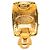 Orecchini a clip Chanel CC placcati oro D'oro - vista 3