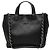 Borsa Tote Satchel Lady Coco Shopping Chanel Medium in vitello trapuntato nero