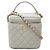 Small Vanity Case Chanel CC Caviar Grigio con Manico e Catena