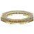 Bracciale rigido ottagonale Chanel in resina bianca e placcato oro Bianco