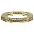 Bracciale rigido ottagonale Chanel in resina bianca e placcato oro Bianco - vista 3
