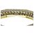 Bracciale rigido ottagonale Chanel in resina bianca e placcato oro Bianco - vista 4