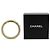 Bracciale rigido ottagonale Chanel in resina bianca e placcato oro Bianco - vista 6