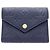 Louis Vuitton Monogram Empreinte Victorine Wallet Blue Small Wallets Blau
