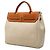 Borsa Hermès Herbag PM in Toile Beige - vista 2