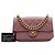 Borsa Chanel Paris Cosmopolite Small in vitello invecchiato rosa, patta linea dritta - vista 7