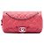 Borsa a tracolla Chanel Medium Quilted Caviar Easy Flap Rosa