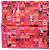 Foulard di seta Hermès En Voyage Rosa 90 - vista 7