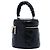 Black Chanel Mini Quilted Lambskin Vanity Case mit gerafftem Griff Schwarz - Ansicht 2