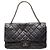 Borsa a tracolla Chanel Reissue 2.55 Double Flap 227 in pelle di vitello invecchiata matelassé viola Porpora