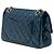 Borsa a tracolla Blue Chanel Quilted Patent Reissue 2.55 Double Flap 225 - vista 2