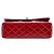 Borsa a tracolla Chanel Jumbo Classic Double Flap in vernice rossa Rosso - vista 3