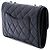 Borsa Crossbody Chanel Small Quilted Lambskin Citizen Zip Flap Nera Nero - vista 2