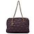 Borsa a tracolla Triptych Chanel CC in vitello trapuntato rossa Rosso
