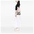 Borsa Chanel 19 Flap Satchel Medium in pelle di vitello crochet bianca Bianco - vista 5