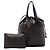 Borsa cabas leggera Louis Vuitton Fragment Monogram Macassar marrone - vista 7