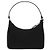 Uma mala hobo icónica que reinterpreta modernamente o arquivo da Prada. Fabricada em material Re-Nylon, é leve e resistente a manchas, e finalizada com acabamentos em couro Saffiano para uma durabilidade excecional. Preto - vista 2