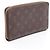 Cartera larga redondeada Louis Vuitton Zippy Organizer Monogram Castaño - vista 2