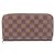 Louis Vuitton Zippy Wallet Damier Ebene Braun