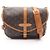 Borsa a tracolla Louis Vuitton Saumur 30 Monogram Marrone