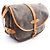 Borsa a tracolla Louis Vuitton Saumur 30 Monogram Marrone - vista 2