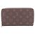 Portefeuille Zippy Louis Vuitton Marron