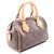 Borsa Louis Vuitton Speedy Bandoulière 20 Monogram Marrone - vista 2