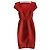 Autre Marque Nerve L Leroux Cocoon Kleid Rot Bordeaux