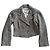 Chanel kurze Tweedjacke Schwarz Weiß Grau