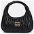 Borsa hobo Miu Miu Wander in pelle Matelassé Nero - vista 13