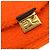 Fendi Be Baguette Flap Shearling Medium Arancione - vista 6