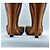 Mules in pelle metallizzata Jimmy Choo D'oro - vista 5